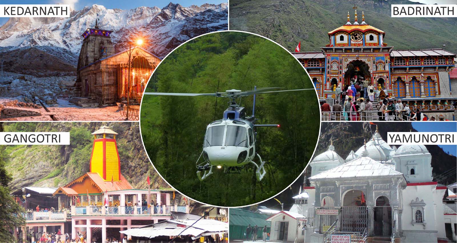 Char Dham Yatra by Helicopter – Hind Darshan Travels